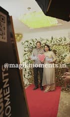 Mirror booth setup by Magik Moments
